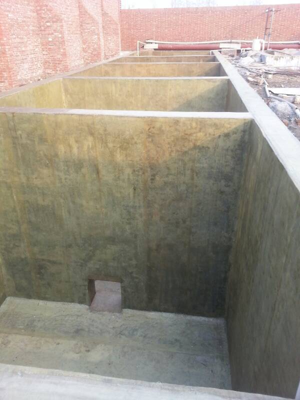 珠海電子廠污水池防腐